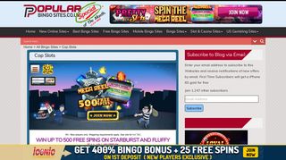 Best New Online Site Cop Slots | Get up to 500 Free Spins