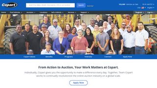 Careers - Copart USA - Leader in Online Salvage & Insurance Auto ...