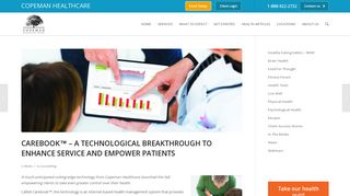 Carebook™ – A technological breakthrough to enhance service and ...
