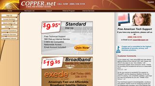 Copper.net: Affordable & Reliable Dial up Internet Services Provider