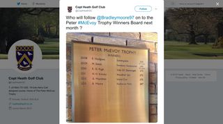 Copt Heath Golf Club on Twitter: 