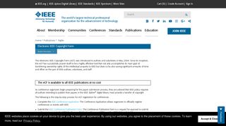 IEEE - Electronic IEEE Copyright Form