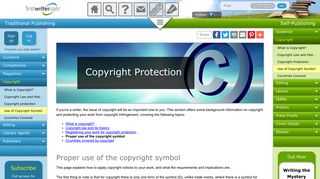 Copyright - proper use of the copyright symbol | firstwriter.com