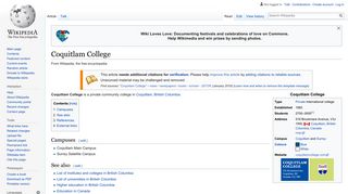 Coquitlam College - Wikipedia