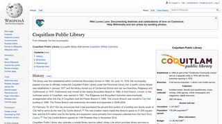 Coquitlam Public Library - Wikipedia
