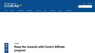 Reap the rewards with Coral's Affiliate program - Coral News
