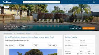 Coral Bay Apartments For Rent in San Diego, CA - ForRent.com
