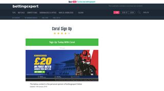 How To Complete Coral Sign Up - Claim Your Free Bets Now
