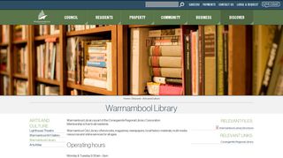 Warrnambool Library | www.warrnambool.vic.gov.au