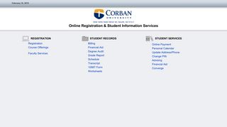 CampusAnyware Online Registration/Student Services