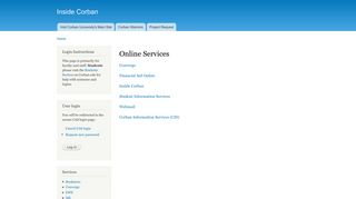 Online Services | Inside Corban