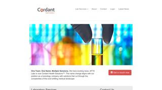 AFTS Labs | Cordant Health Solutions