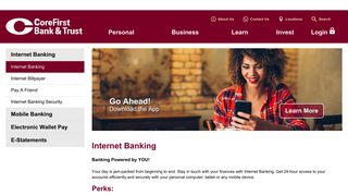 Internet Banking | Online Banking | CoreFirst - CoreFirst Bank & Trust