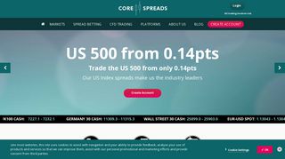 Core Spreads: Financial Trading with Tight, Fixed Spreads