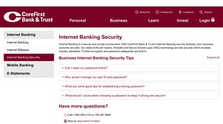 Internet Banking Security | CoreFirst - CoreFirst Bank & Trust