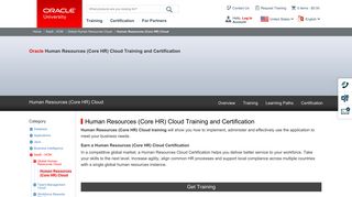 Human Resources (Core HR) Cloud Training and Certification | Oracle ...