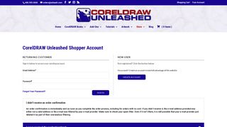 Your Account - Account - CorelDRAW Unleashed
