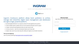 Ingram's CoreSource platform allows book ... - CoreSource Login