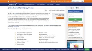 Medical Terminology Course Online - Accredited Class - Corexcel