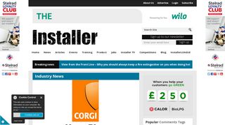 CORGI HomePlan pumps £16m into industry - Installer OnlineInstaller ...