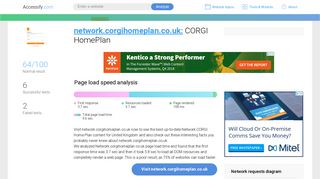 Access network.corgihomeplan.co.uk. CORGI HomePlan