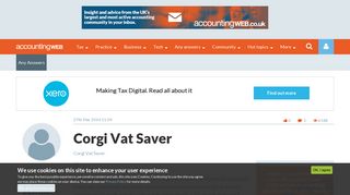 Corgi Vat Saver | AccountingWEB