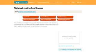 Web Mail Corizonhealth (Webmail.corizonhealth.com) - Outlook Web ...