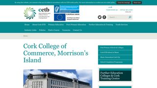 Cork College of Commerce, Morrison's Island - Cork Education ...