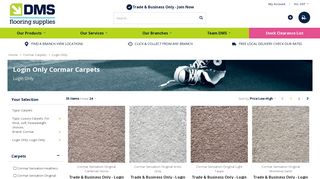 Login Only Cormar Carpets - DMS | Flooring Supplies