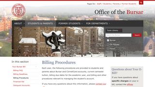 Billing Procedures | Cornell University Division of Financial Affairs