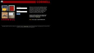 Secure Login - Cornell Distributor Services