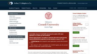 Cornell University student login - Gallagher Student Health and ...