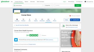 Corner Store Employee Benefit: Health Insurance | Glassdoor