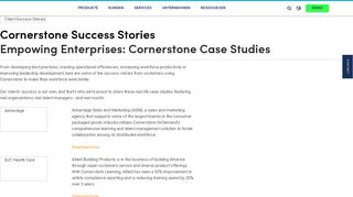 Cornerstone OnDemand Client Success Stories