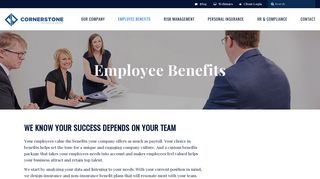 Employee Benefits Company | Group Health Benefits | Cornerstone