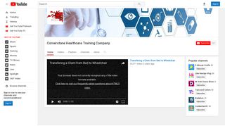 Cornerstone Healthcare Training Company - YouTube