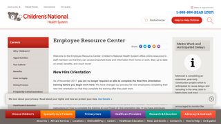 Employee Resource Center | Children's National