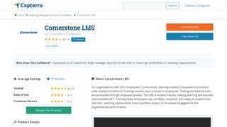 Cornerstone LMS Reviews and Pricing - 2019 - Capterra