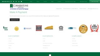 Make A Payment - Cornerstone Mortgage
