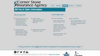 copy-of-cornerstone | BILL PAY - Corner Stone Insurance agency