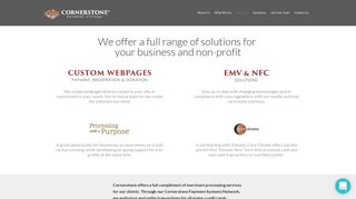 Solutions - Cornerstone Payment Systems