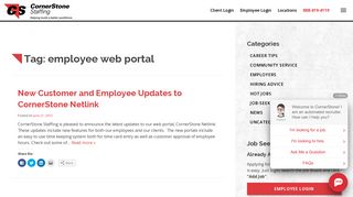 employee web portal Archives - CornerStone Staffing