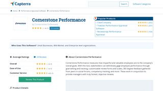 Cornerstone Performance Reviews and Pricing - 2019 - Capterra