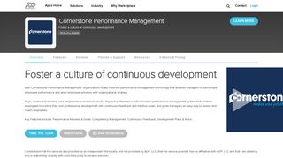 Cornerstone Performance Management by Cornerstone | ADP ...