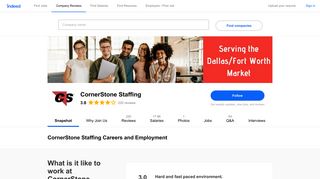 CornerStone Staffing Careers and Employment | Indeed.com
