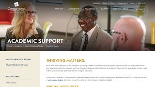 Academic Support - Cornerstone University