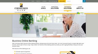 Business Online Banking - Cornhusker Bank (Lincoln, NE)