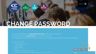 Cornwall College | Change Password