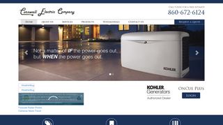 Cornwall Electric Co. LLC an Authorized KOHLER Generator Dealer ...
