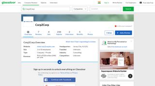 Working at Corp2Corp | Glassdoor.co.in